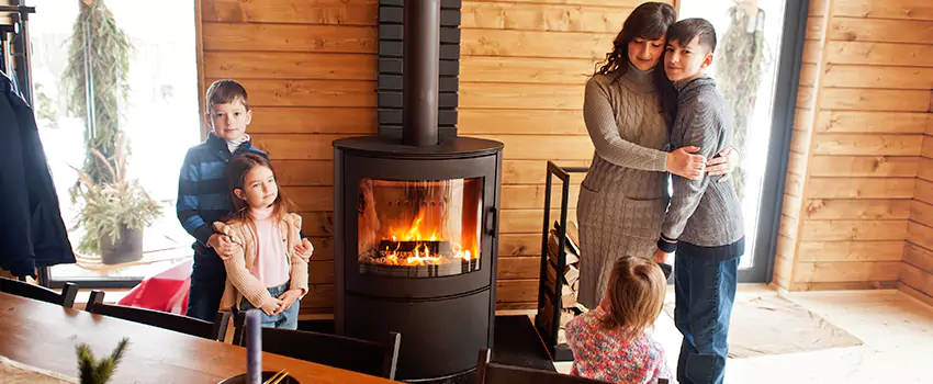 Morso Cast Iron Fireplace Insert Installation in Norridge, Illinois