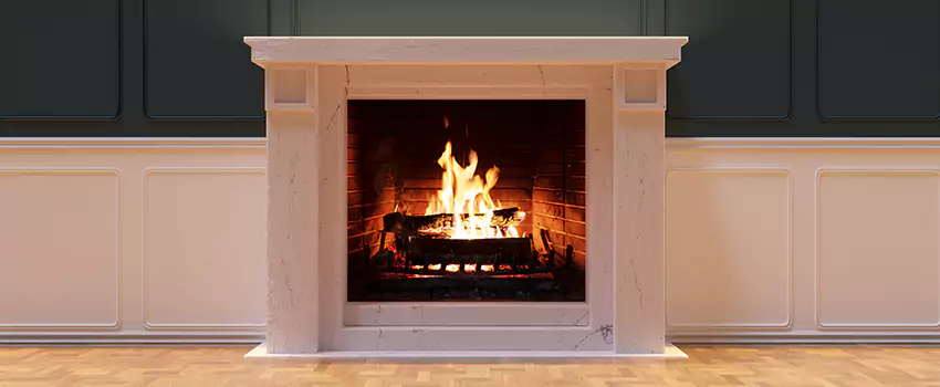 Open Flame Wood-Burning Fireplace Installation Services in Norridge, Illinois